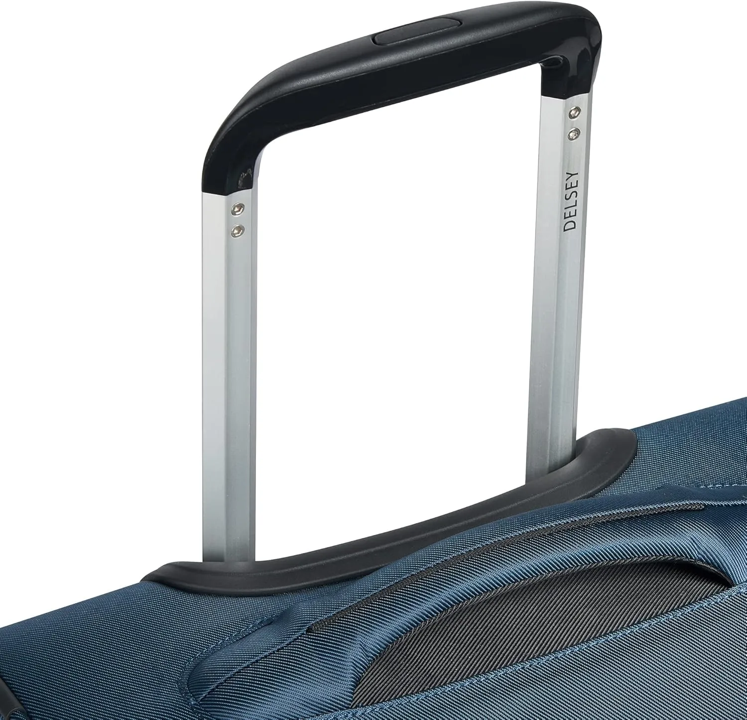 DELSEY PARIS Sky Max 2.0 Softside Expandable Luggage with Spinner Wheels, Blue, Carry-on 21 Inch