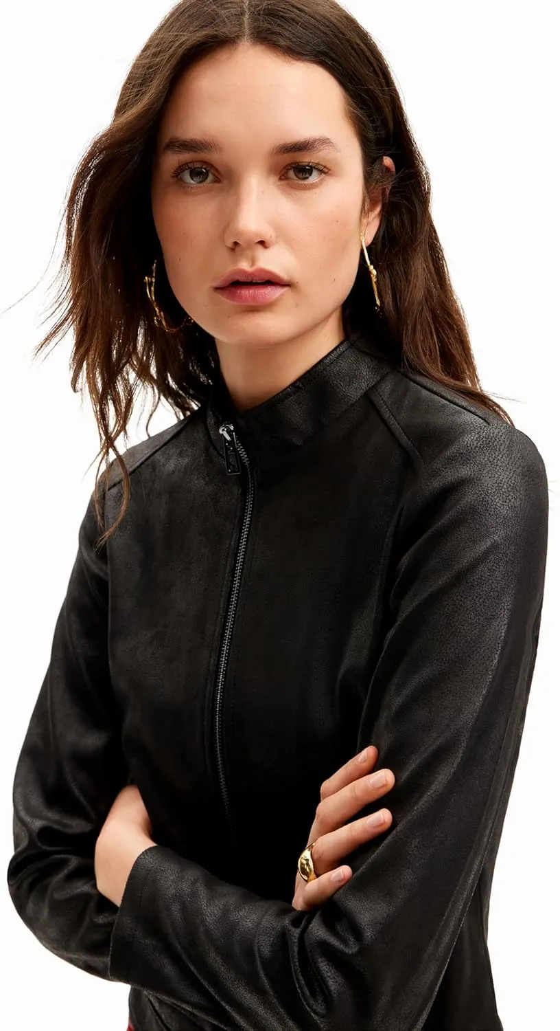 Desigual Women's Slim Biker Jacket
