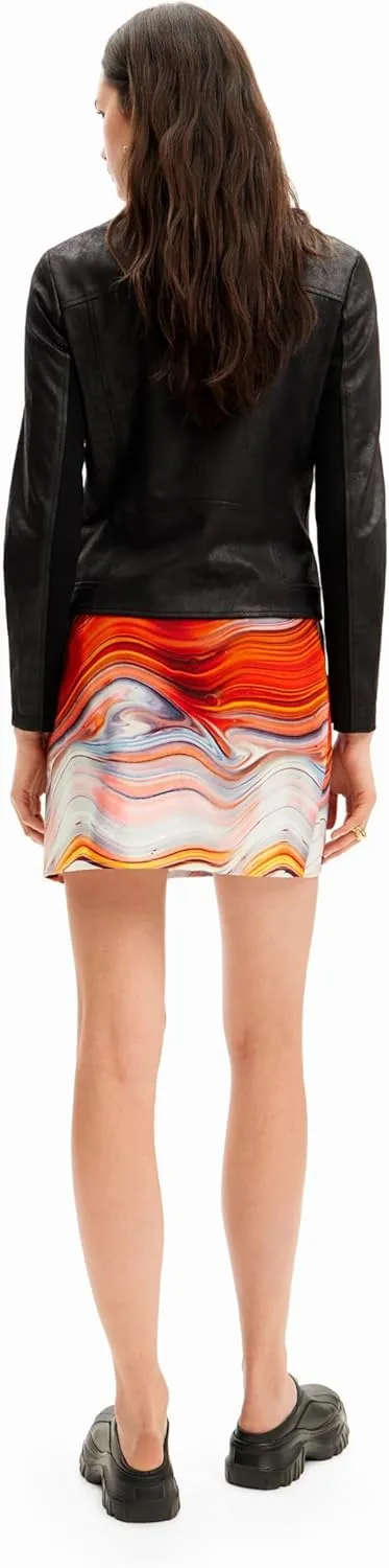 Desigual Women's Slim Biker Jacket