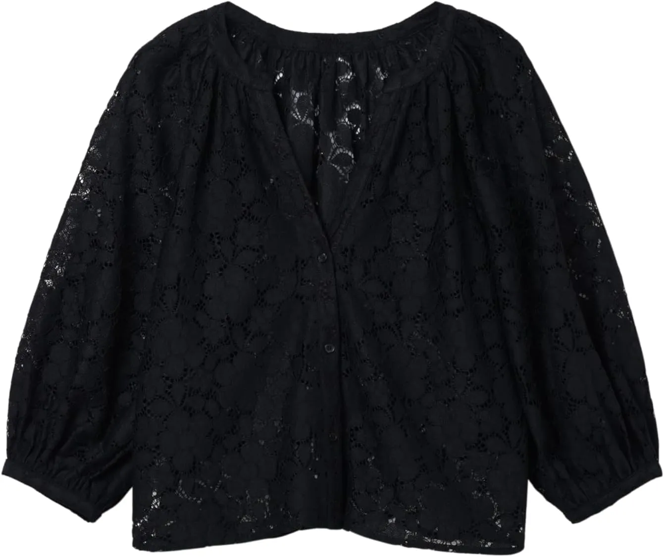 Desigual Women's Woman Woven Blouse 3/4 Sleeve