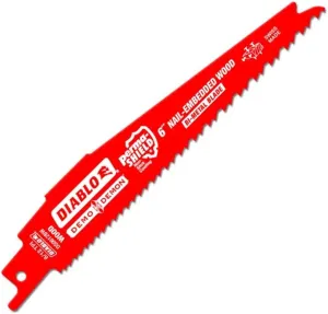 Diablo 6" 6/12 TPI Wood Cutting Reciprocating Saw Blade - 25 Pack - DS0612BW25