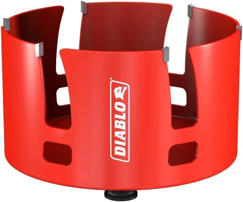 Diablo Demo Demon Carbide Teeth Rough - In Hole Saw - Compatible with SnapLock Plus Mandrel System - 4-5/8" Diameter, 2-3/8" Length - DHS4625CTR