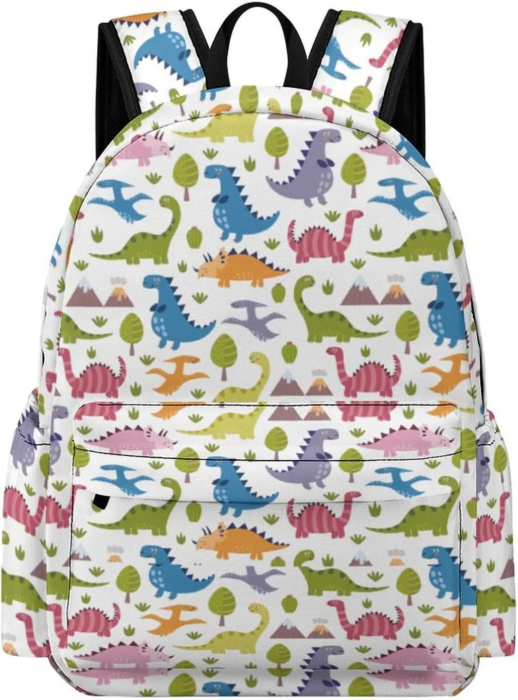 Dinosaurs Backpack for Kids Boys Girls 16 Inch Cartoon Dinosaurs Bookbag Travel Backpack