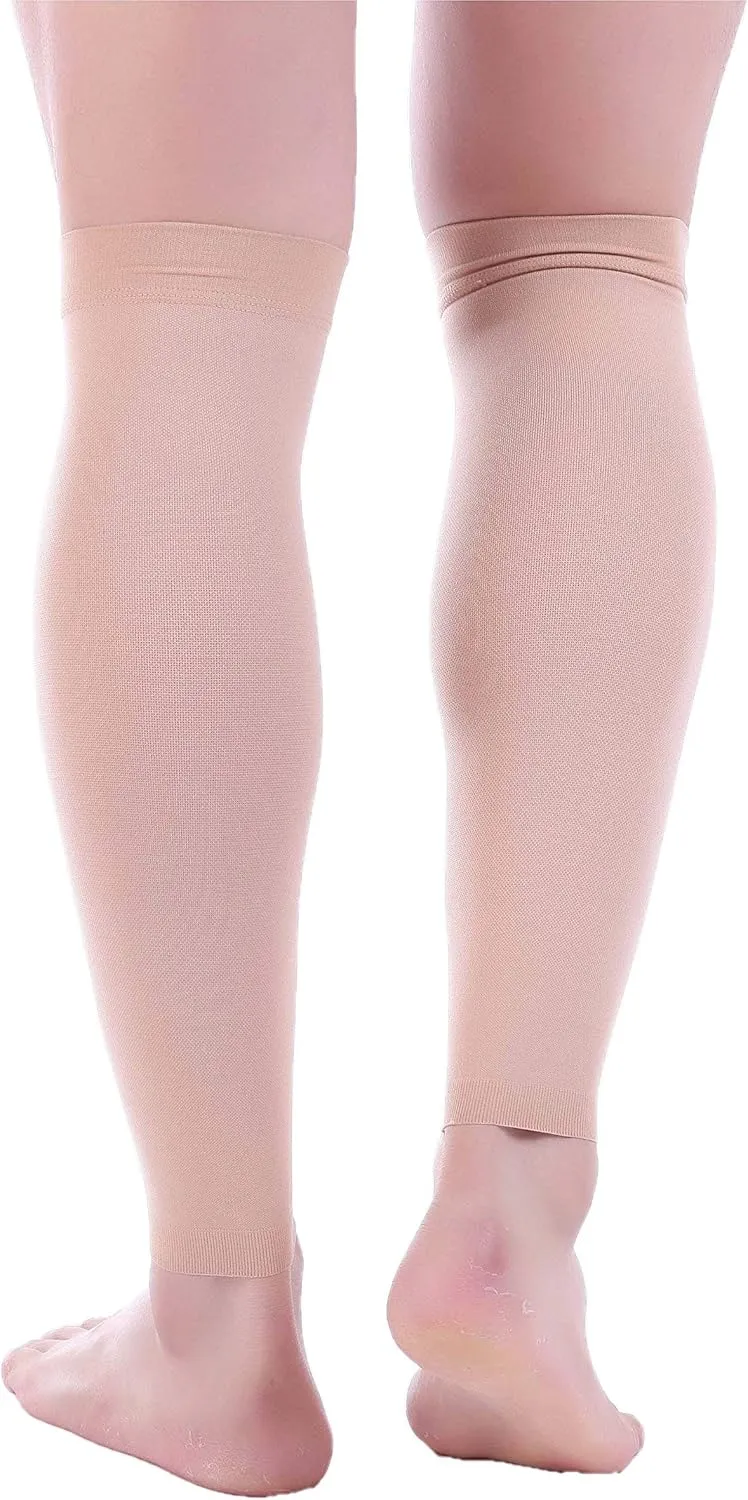 Doc Miller Compression Calf Sleeve for Men & Women, Premium Medical Grade, 20-30mmHg Graduated, Shin Splints, 1 Pair