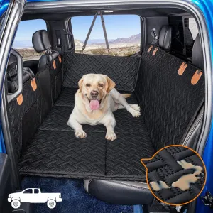 Dog Back Seat Extender for Truck,Truck Dog Seat Cover Back Seat,Dog Hammock for Truck,Hard Bottom Seat Extender,Pet Seat Covers for F150/RAM1500/Silverado