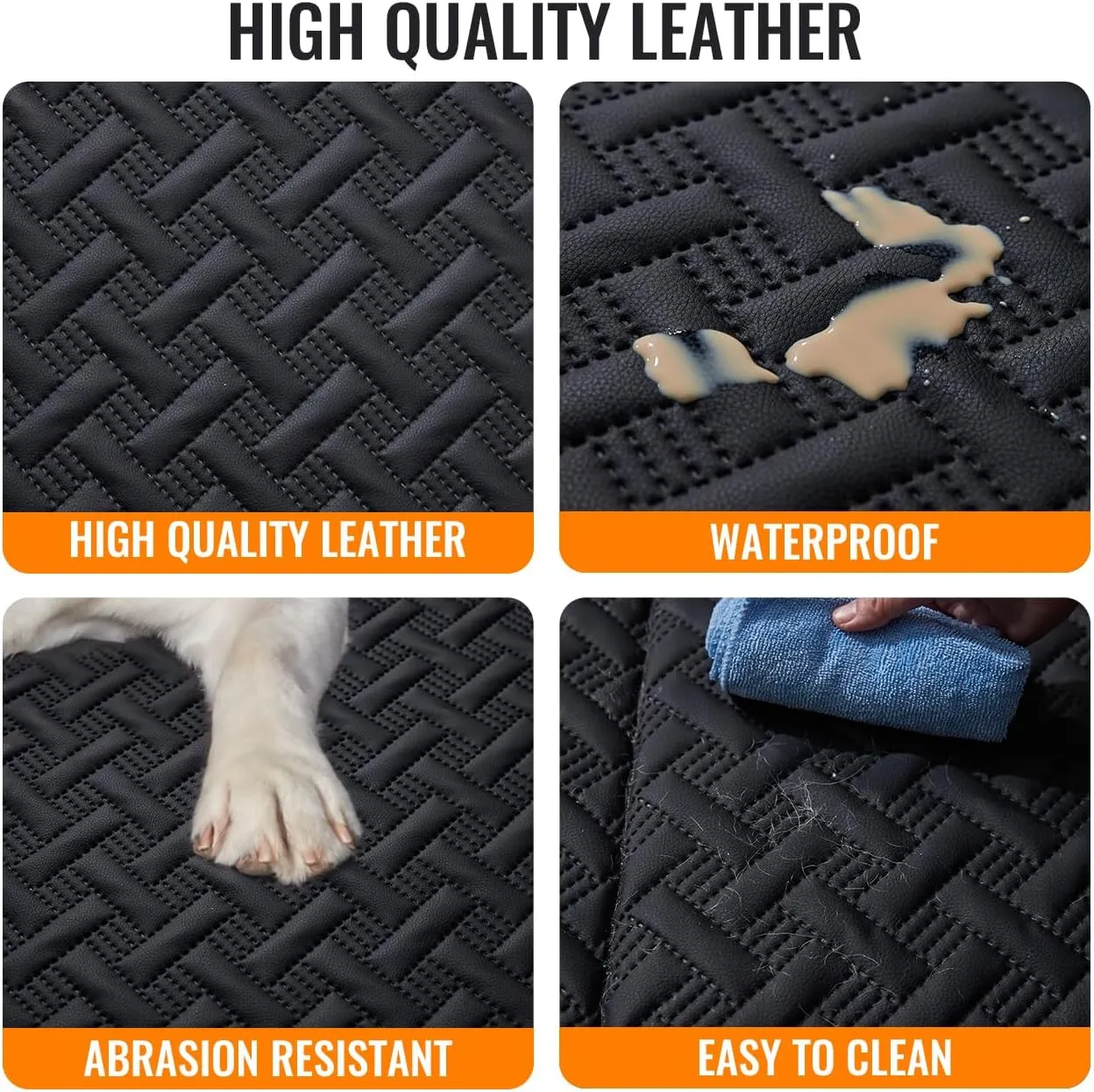 Dog Back Seat Extender for Truck,Truck Dog Seat Cover Back Seat,Dog Hammock for Truck,Hard Bottom Seat Extender,Pet Seat Covers for F150/RAM1500/Silverado