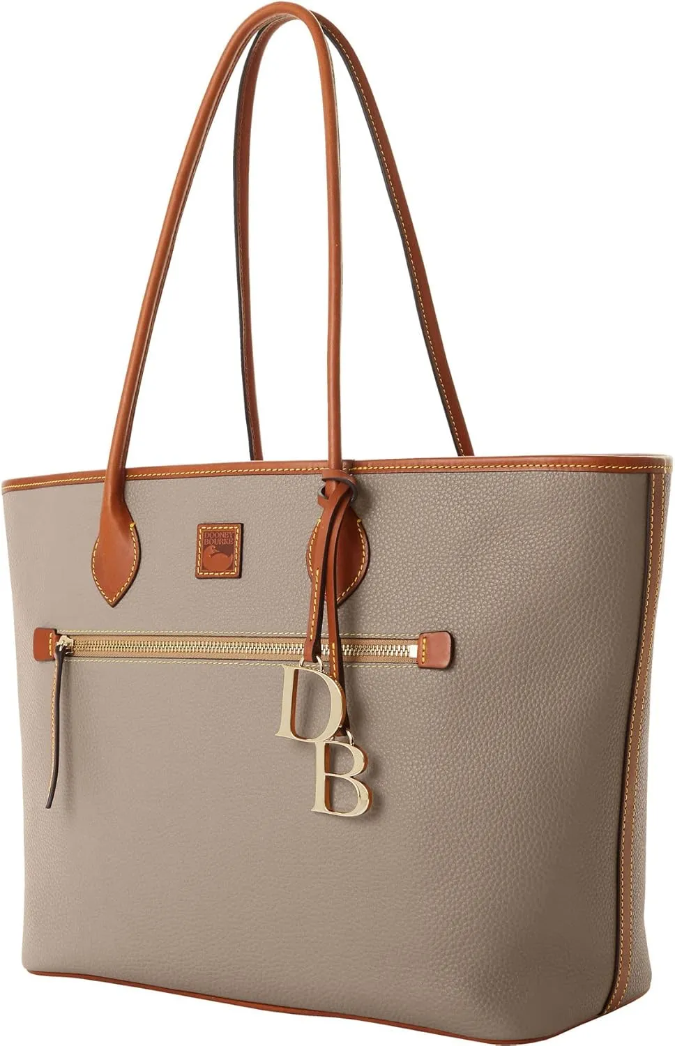 Dooney & Bourke Large Tote Bags for Women, Large Leather Tote Bag with Zipper Pockets and Long Shoulder Straps