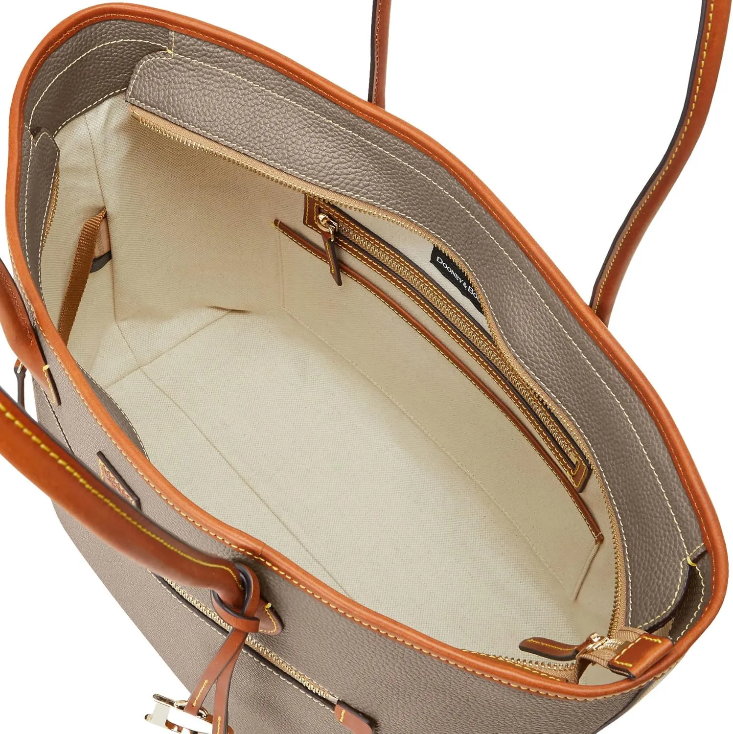 Dooney & Bourke Large Tote Bags for Women, Large Leather Tote Bag with Zipper Pockets and Long Shoulder Straps