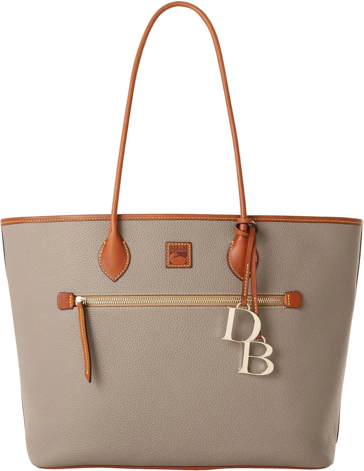 Dooney & Bourke Large Tote Bags for Women, Large Leather Tote Bag with Zipper Pockets and Long Shoulder Straps