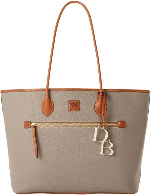Dooney & Bourke Large Tote Bags for Women, Large Leather Tote Bag with Zipper Pockets and Long Shoulder Straps