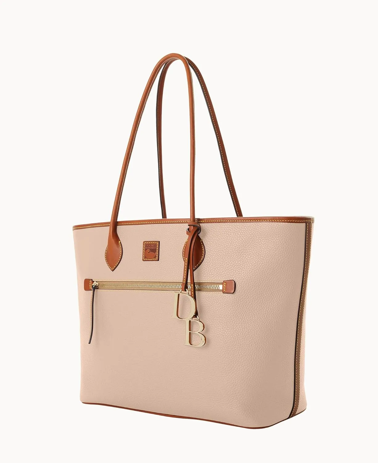 Dooney & Bourke Large Tote Bags for Women, Large Leather Tote Bag with Zipper Pockets and Long Shoulder Straps