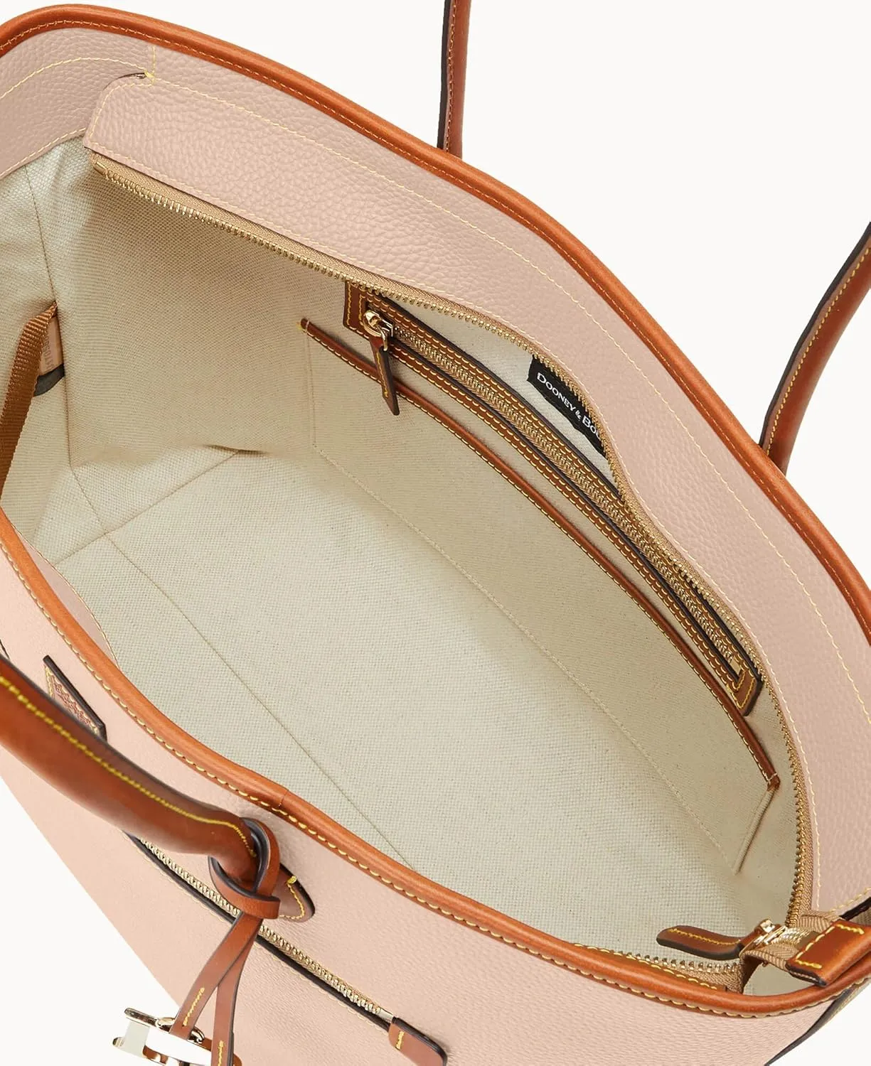 Dooney & Bourke Large Tote Bags for Women, Large Leather Tote Bag with Zipper Pockets and Long Shoulder Straps