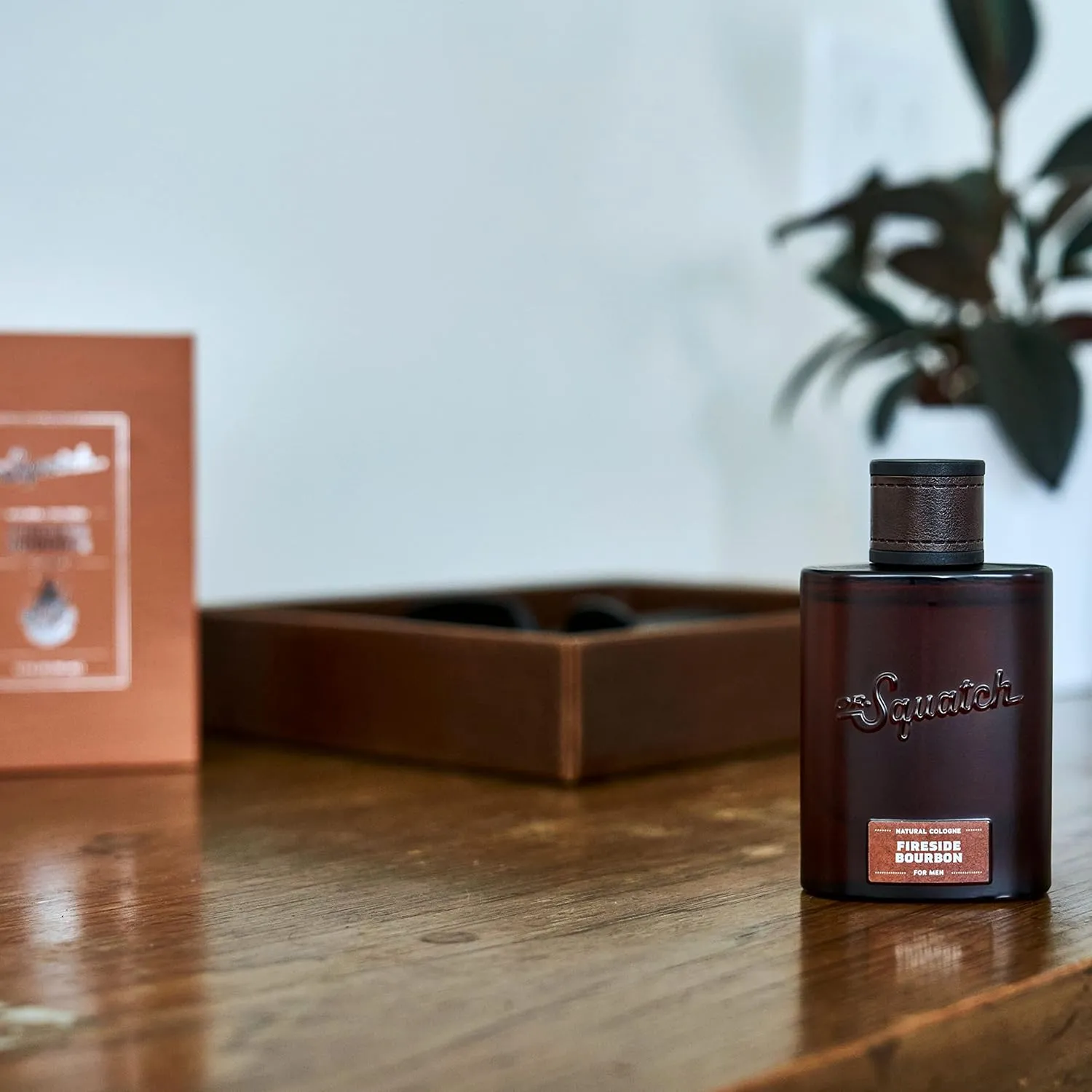 Dr. Squatch Natural Cologne for Men - Scent-Lock Technology and Sustainably-Sourced Ingredients - Fireside Bourbon Cologne (1.7 fl oz)