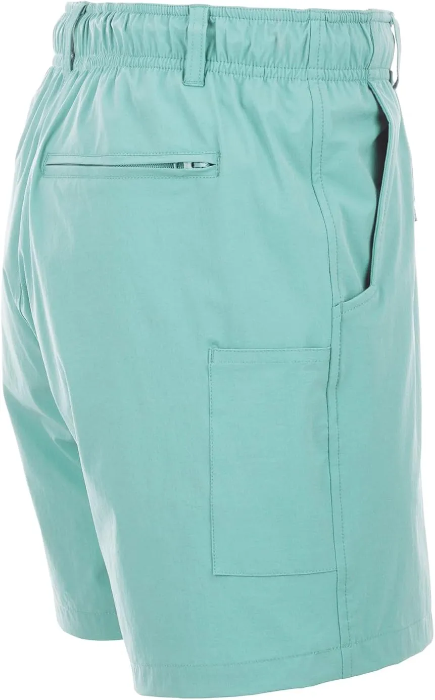 Drake Waterfowl Men's Lightweight Casual Outdoor Sports Shorts with Water-Resistant DWR Finish