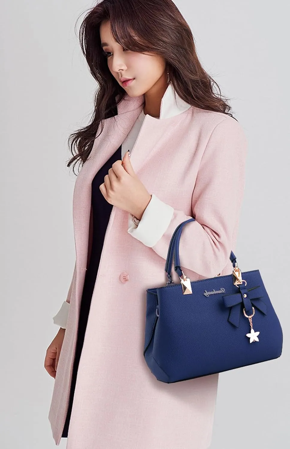 Dreubea Womens Handbag Tote Shoulder Purse Leather Crossbody Bag
