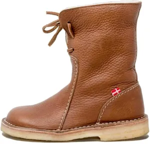 Duckfeet Arhus Unisex Wool-Lined Pebbled Leather