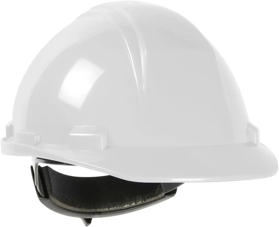 Dynamic Mont-Blanc Cap Style Hard Hat, HDPE Shell, Type 2, Class E, Foam Impact Liner, 4-Point Suspension, Wheel Ratchet Adjustment, Dark Green (280-HP542R-04)