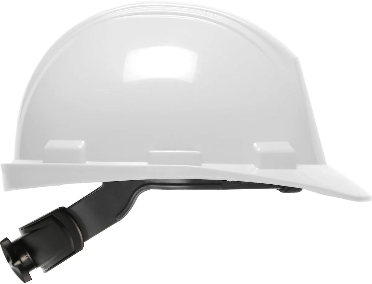 Dynamic Mont-Blanc Cap Style Hard Hat, HDPE Shell, Type 2, Class E, Foam Impact Liner, 4-Point Suspension, Wheel Ratchet Adjustment, Dark Green (280-HP542R-04)