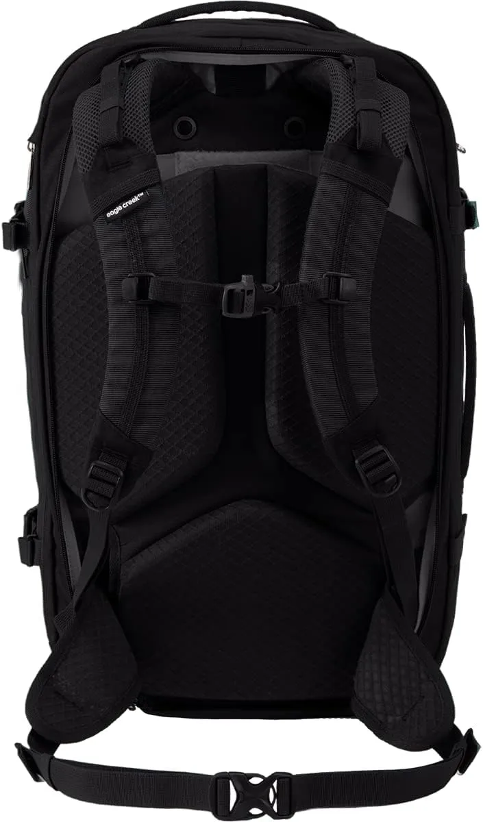 eagle creek Tour Travel Backpack 40L M/L - Durable and Expandable with Ergonomic Fit, Laptop Pocket, and Lockable Zippers, Black