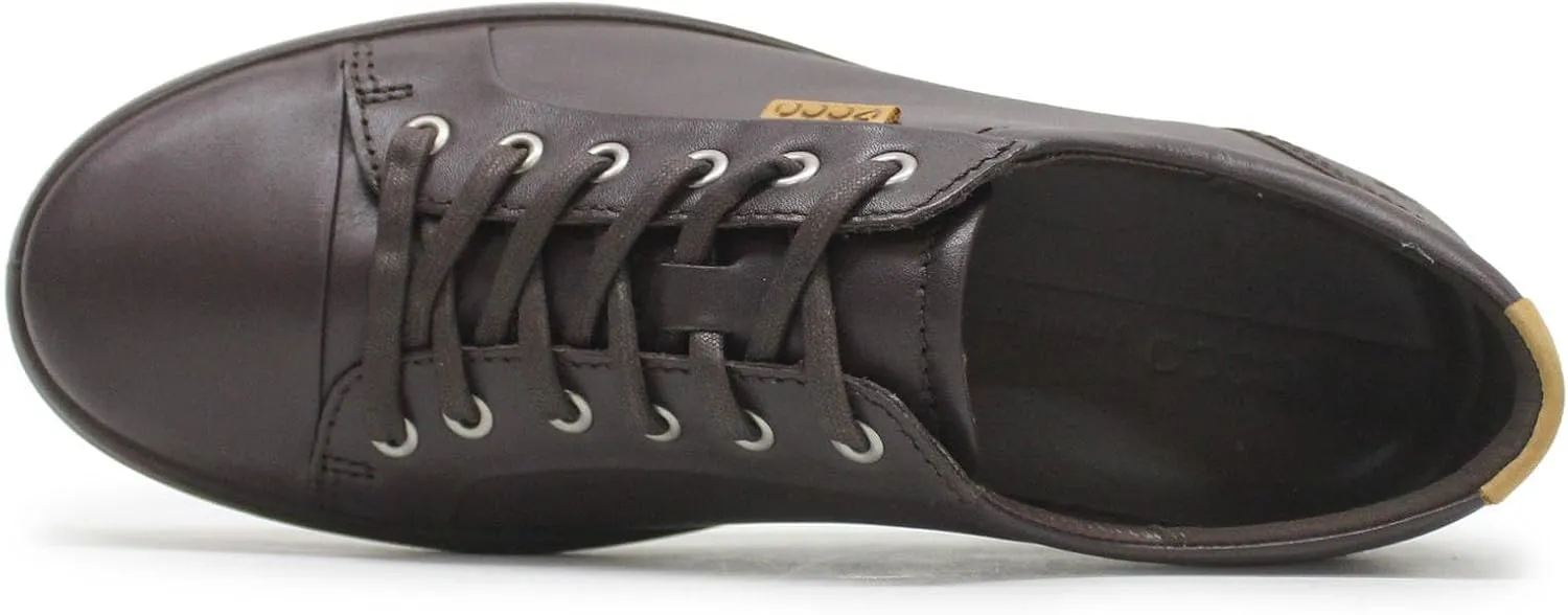 ECCO Mens Soft 7 430004 Leather Trainers