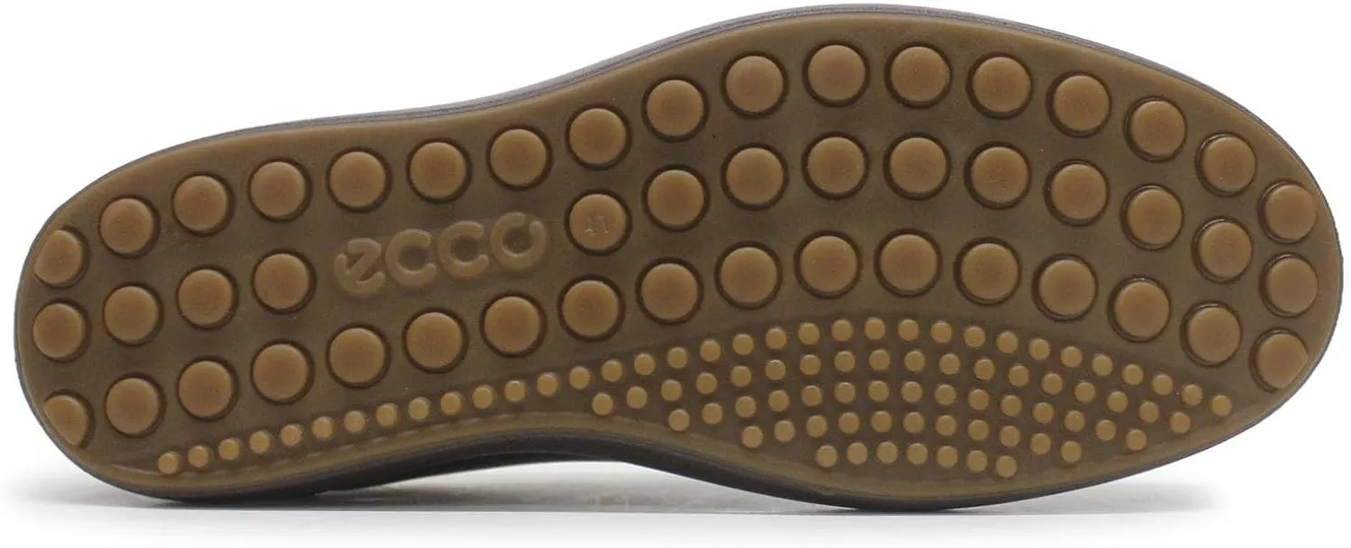 ECCO Mens Soft 7 430004 Leather Trainers