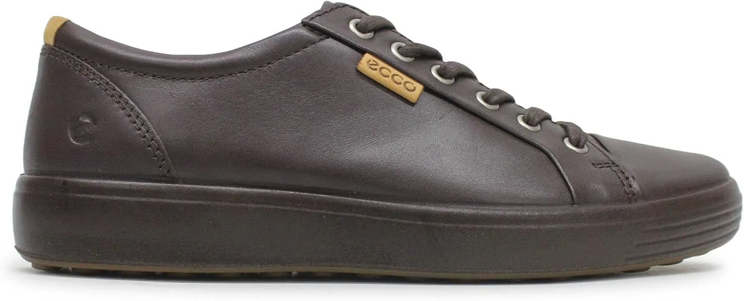 ECCO Mens Soft 7 430004 Leather Trainers