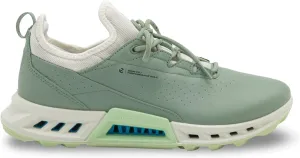 ECCO Womens Golf Biom C4 Leather Textile Sedum Green Trainers 8-8.5 US