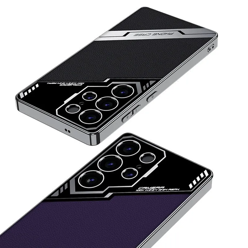 Echo Pro Level Leather Electroplated Case - Samsung
