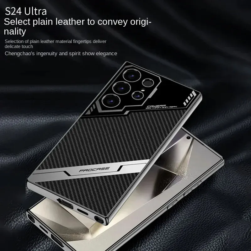 Echo Pro Level Leather Electroplated Case - Samsung