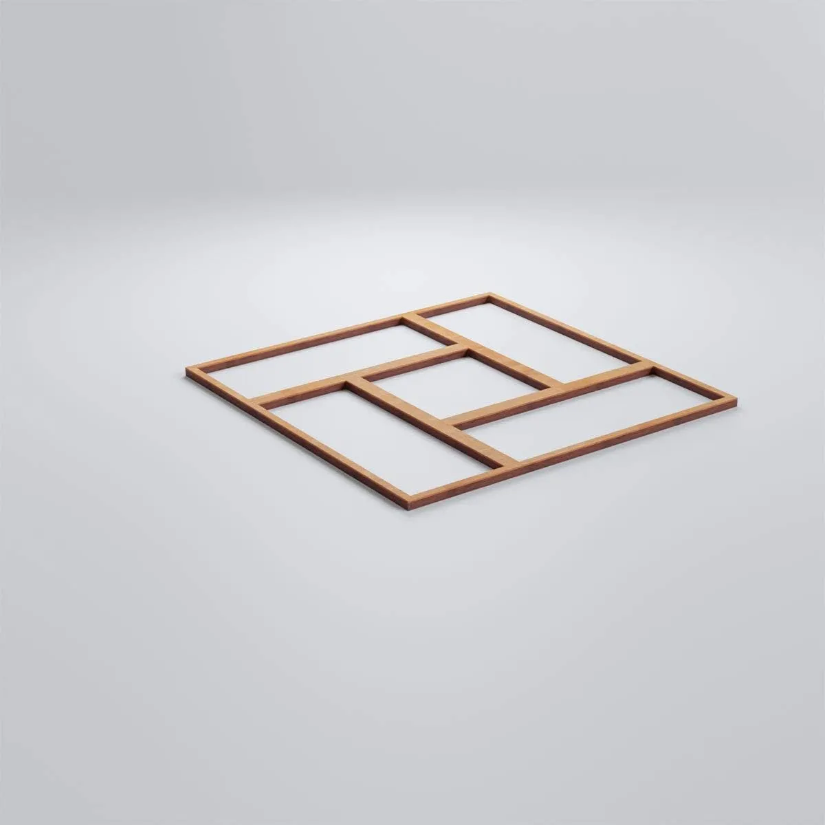 Ekena Millwork WALW16X16X0375SHFAL Sheffield 3/8"T Decorative Fretwork Wall Panels, 15 3/8"W X 15 3/8"H, Alder