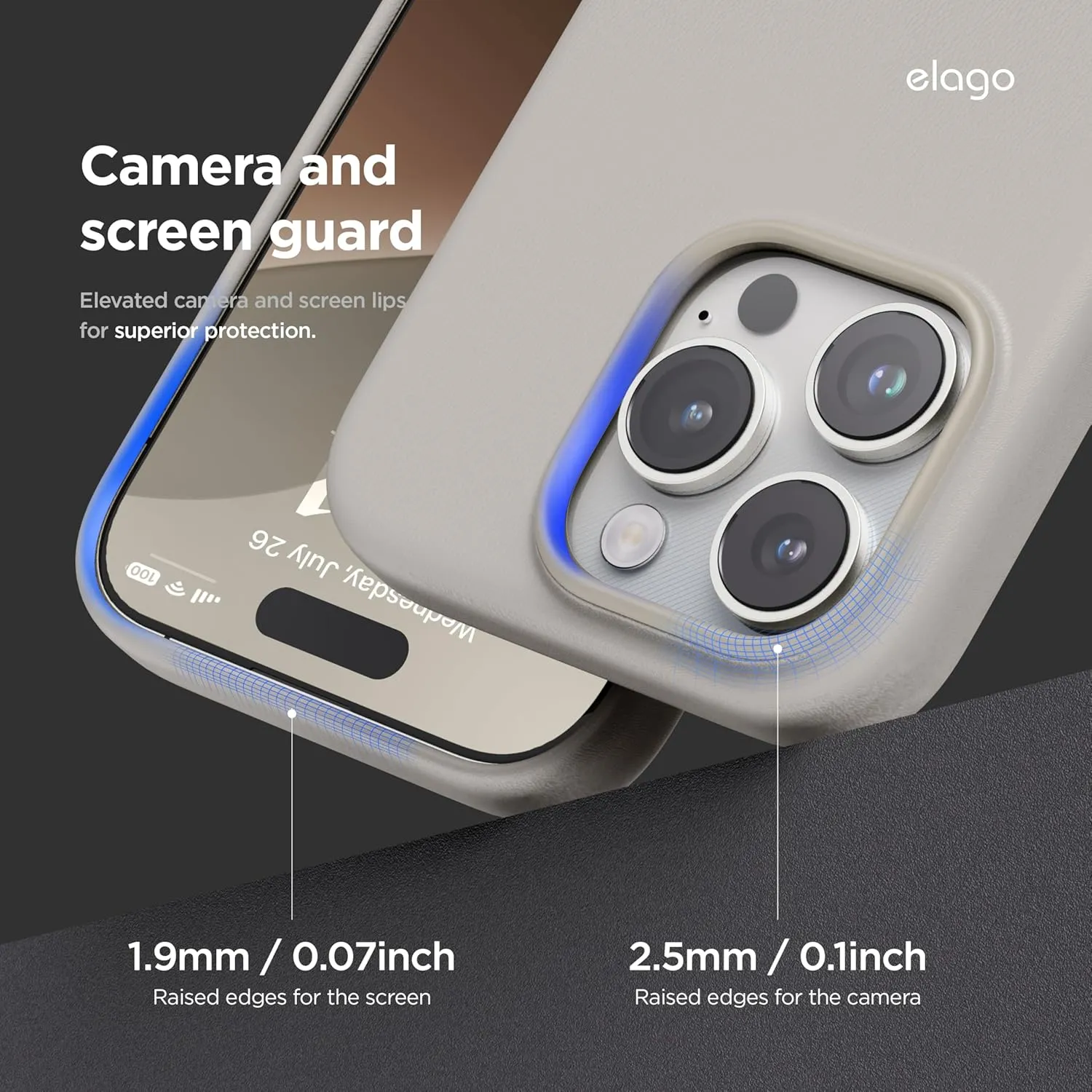 elago iPhone 16 Pro MAX Case Magnetic Leather (MagSafe)