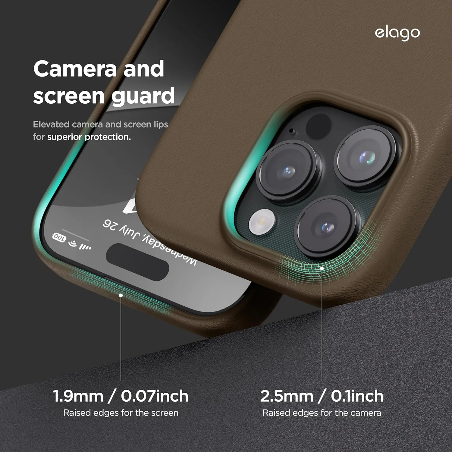 elago iPhone 16 Pro MAX Case Magnetic Leather (MagSafe)