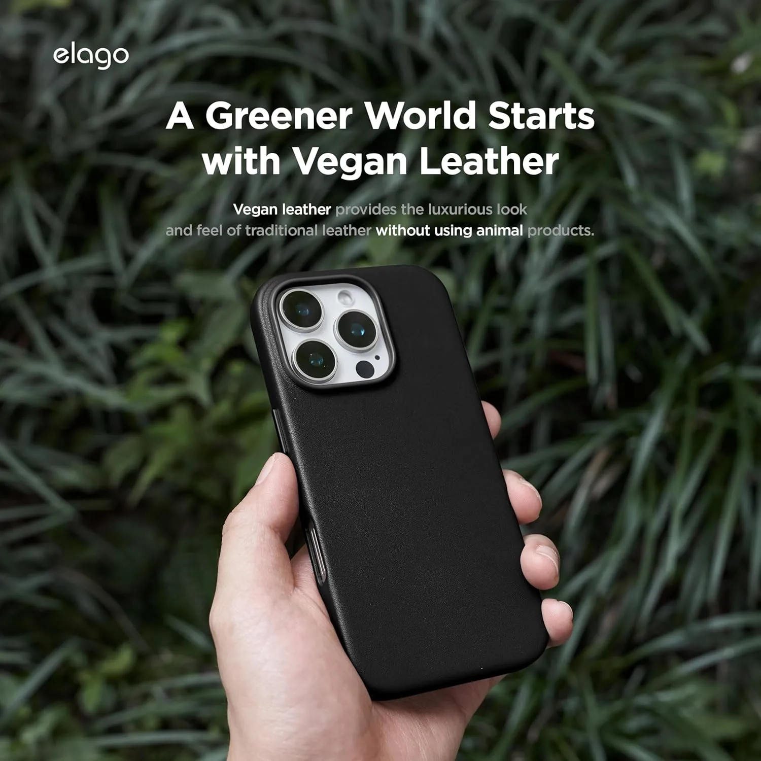 elago iPhone 16 Pro MAX Case Magnetic Leather (MagSafe)