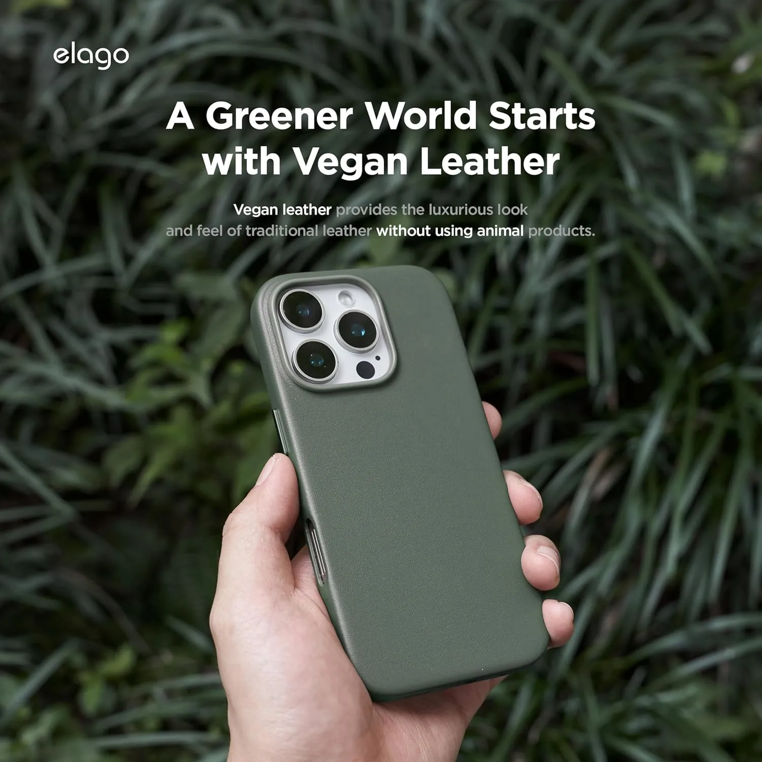 elago iPhone 16 Pro MAX Case Magnetic Leather (MagSafe)