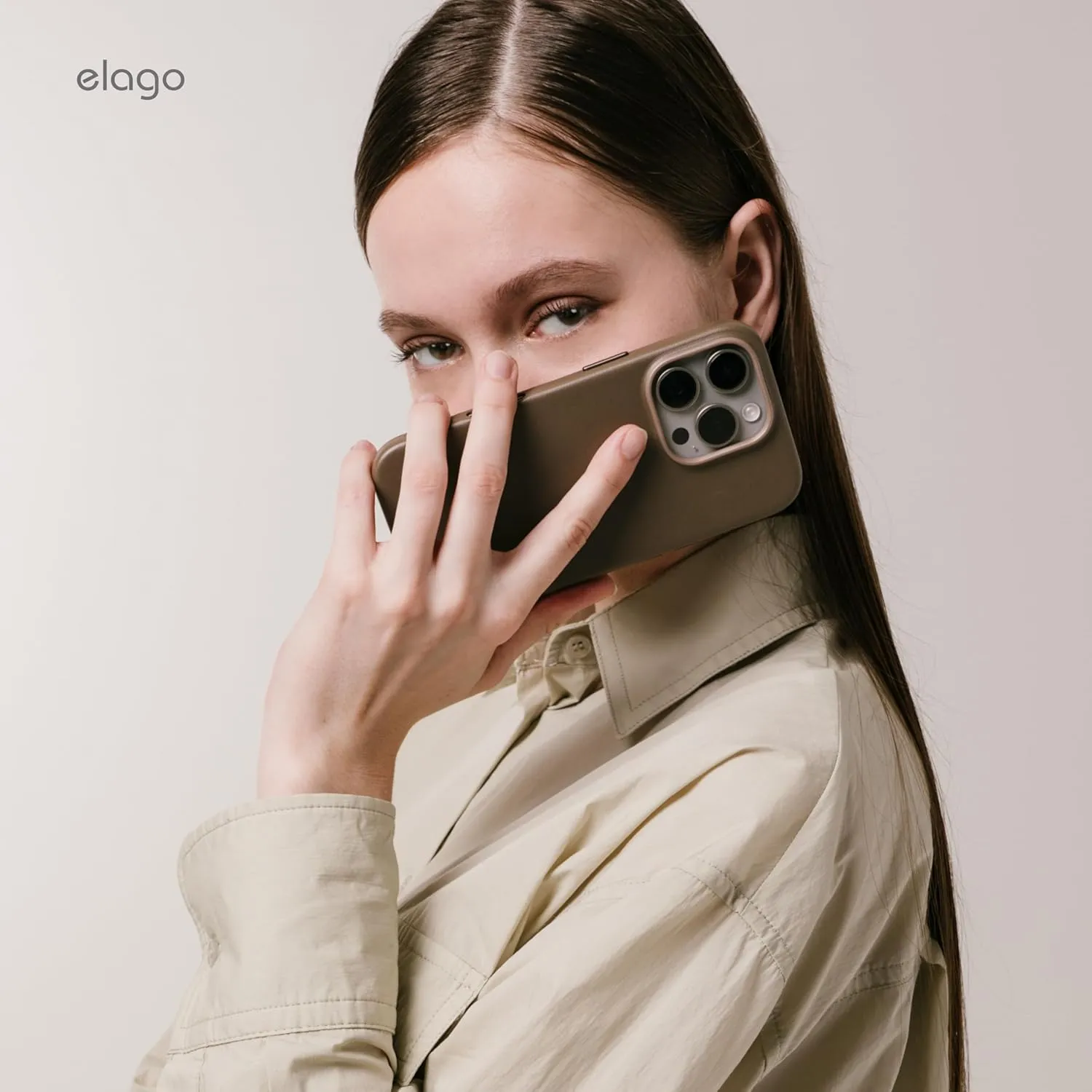 elago iPhone 16 Pro MAX Case Magnetic Leather (MagSafe)