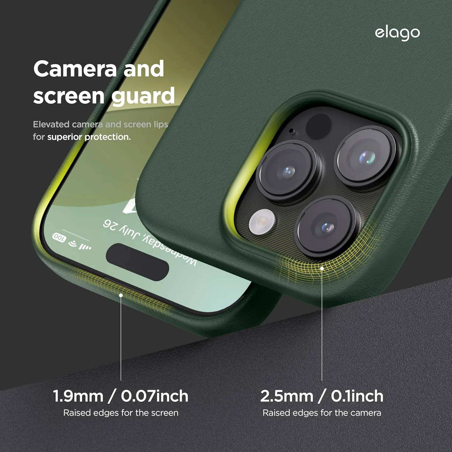 elago iPhone 16 Pro MAX Case Magnetic Leather (MagSafe)