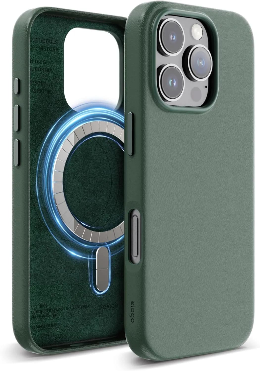 elago iPhone 16 Pro MAX Case Magnetic Leather (MagSafe)