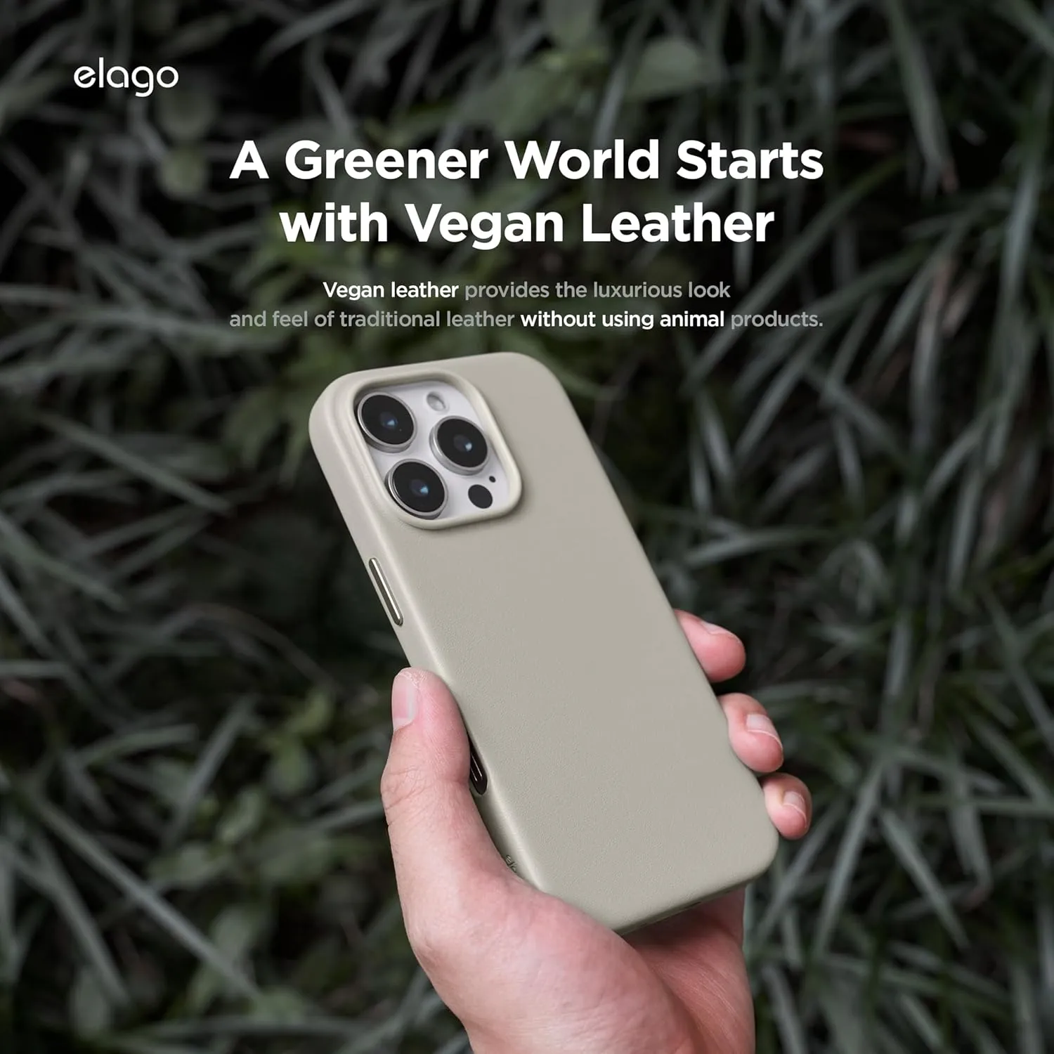 elago iPhone 16 Pro MAX Case Magnetic Leather (MagSafe)