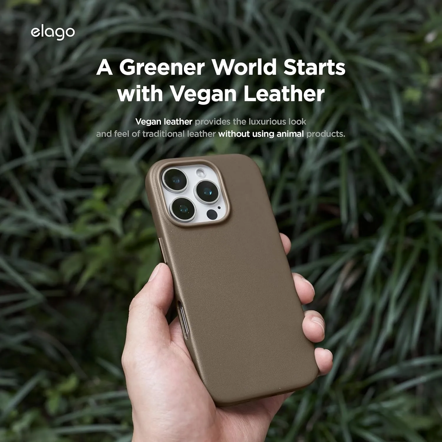 elago iPhone 16 Pro MAX Case Magnetic Leather (MagSafe)