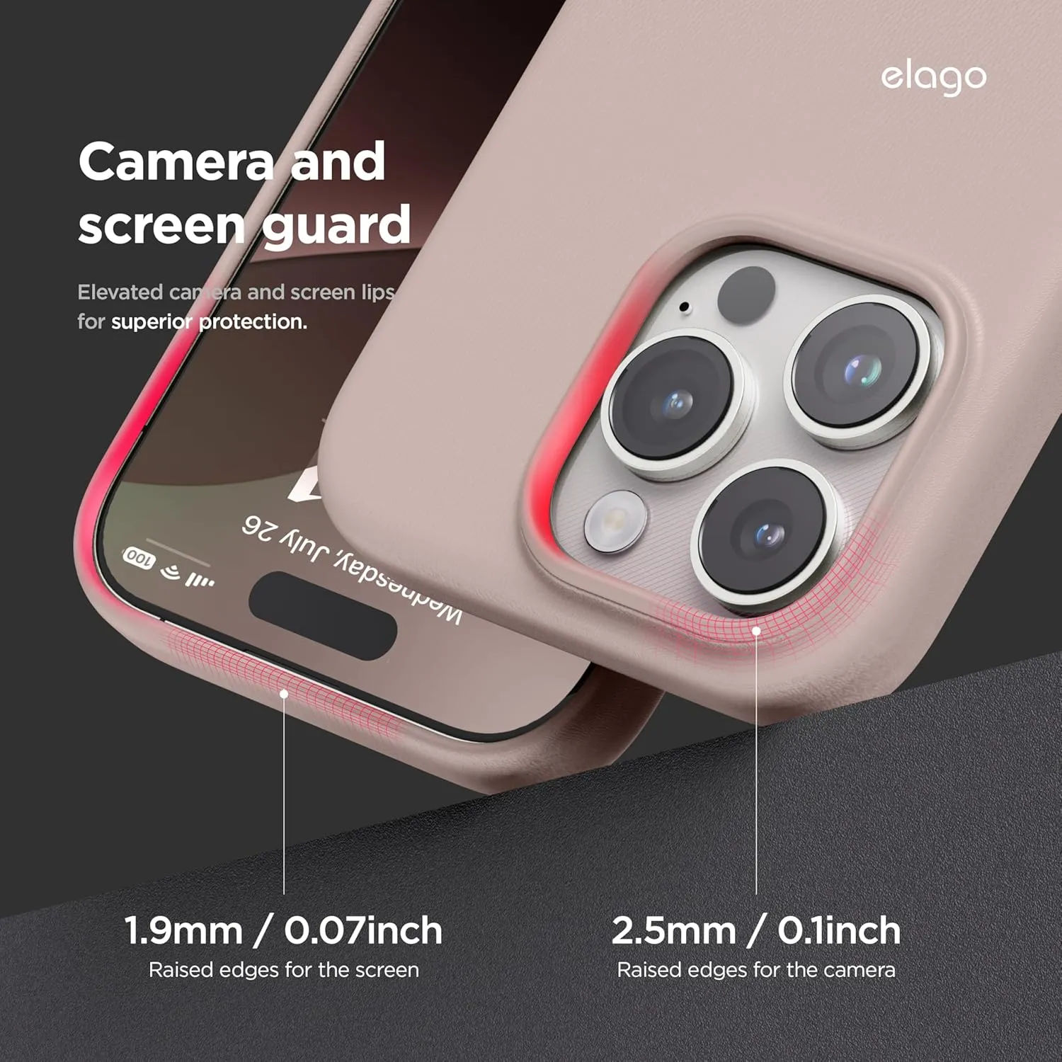 elago iPhone 16 Pro MAX Case Magnetic Leather (MagSafe)
