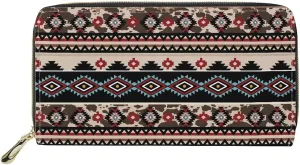 ELEQIN Multi-card Wallet Cheeky Ferrets Pattern Waterproof Coin Clip PU Leather Credit Card Holder Clutch Purse