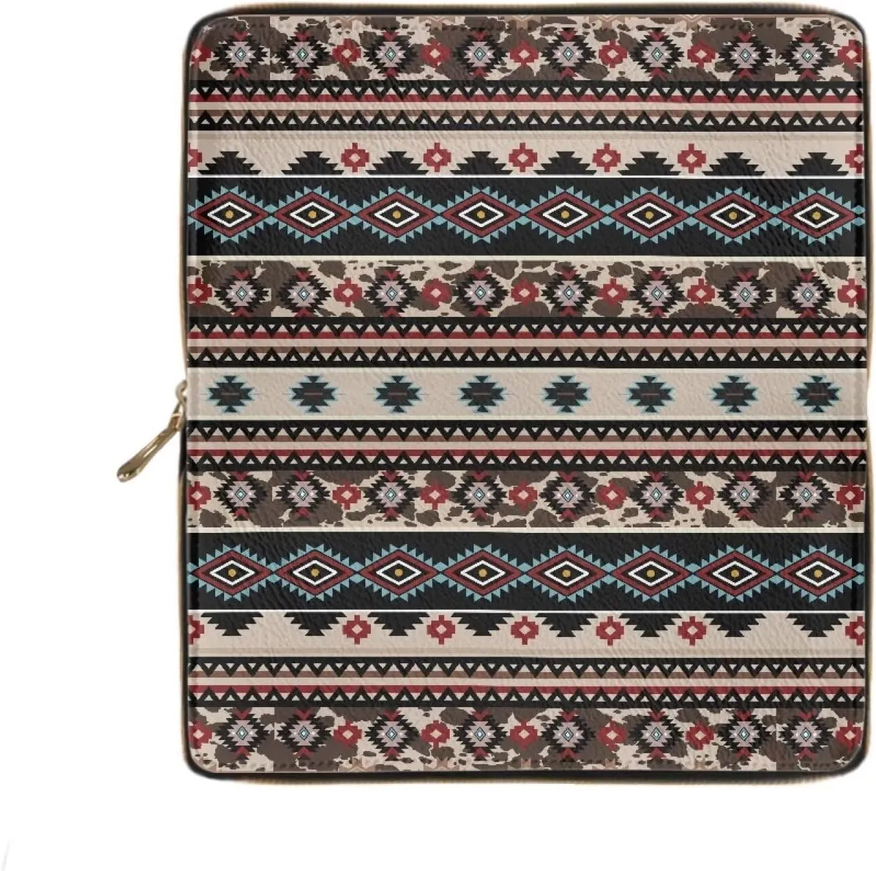 ELEQIN Multi-card Wallet Cheeky Ferrets Pattern Waterproof Coin Clip PU Leather Credit Card Holder Clutch Purse