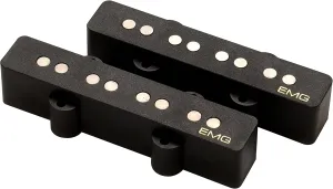 EMG JV52 Vintage Passive Bass Guitar Pickup Set, Black