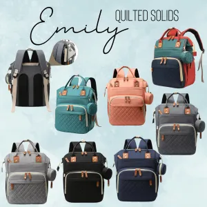 Emily Travel Bag - Quilted Solids - PREORDER 4/21-4/25