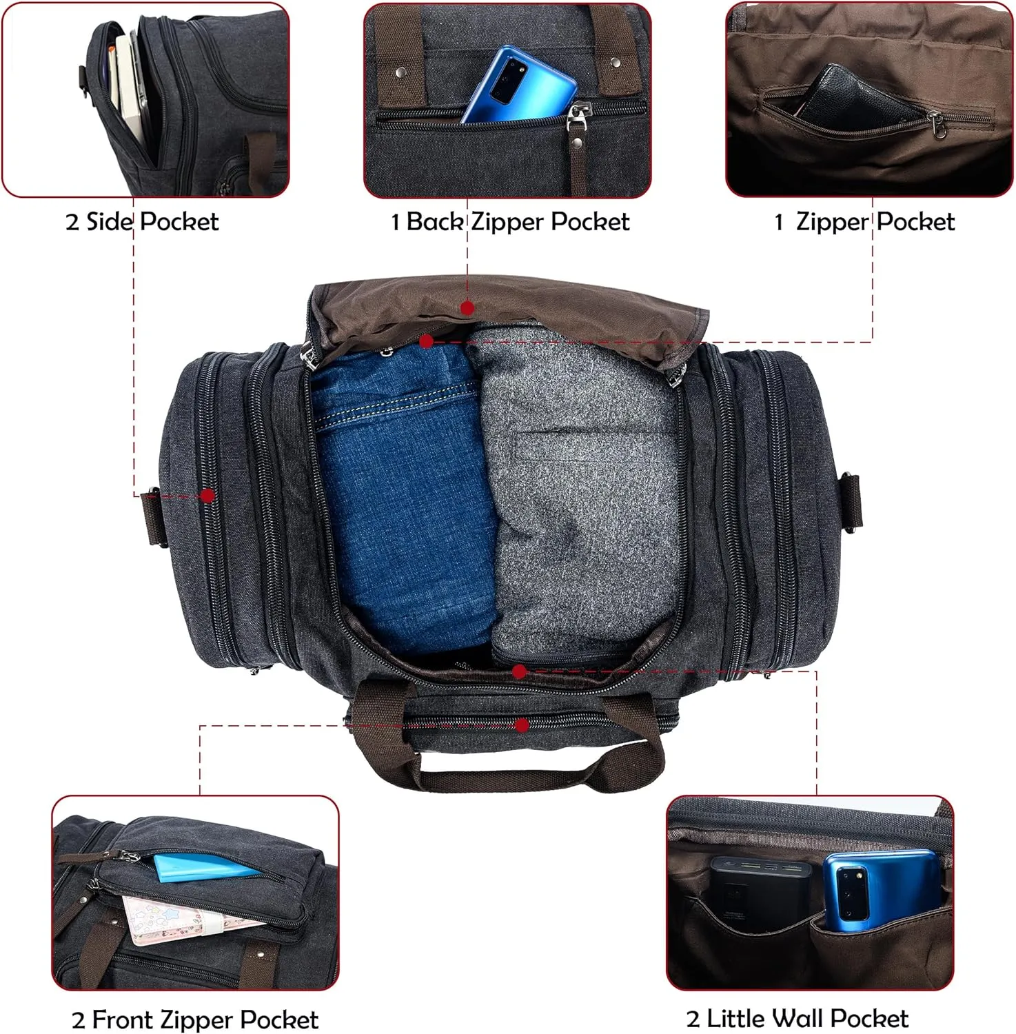 Endura | Canvas Expandable Duffle Bag