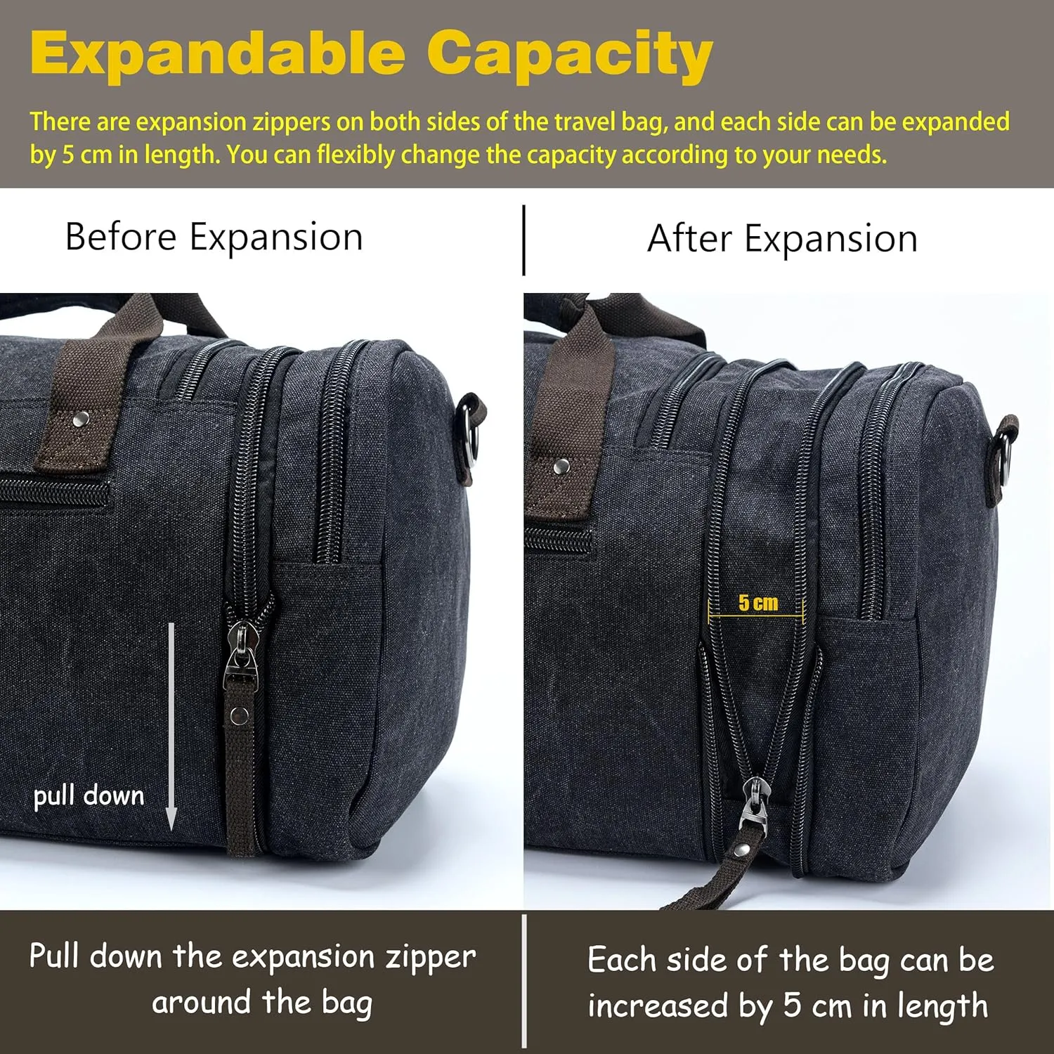 Endura | Canvas Expandable Duffle Bag