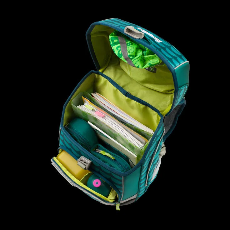 ergobag SET Cubo 5-pcs School Bag Flower Wheel Blue