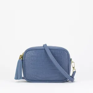 Evie Camera Bag (Croc Print)