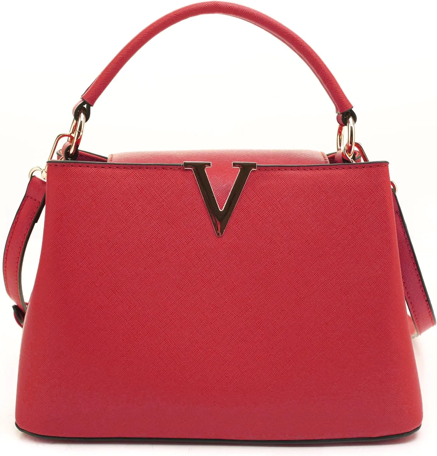 EVVE Women's Small Satchel Bag Classic Top Handle Purses Fashion Crossbody Handbags with Shoulder Strap