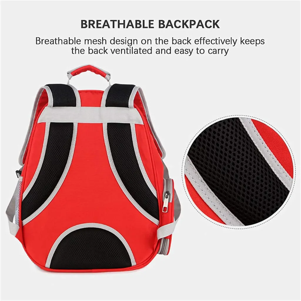 Expandable Space Capsule Backpack - (Red)